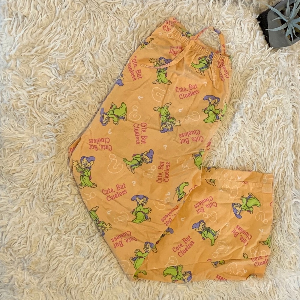 Disney Cute, But Clueless Fleece Lounge PJ Pants S